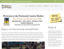 Tablet Screenshot of peninsulacountrymarket.ca